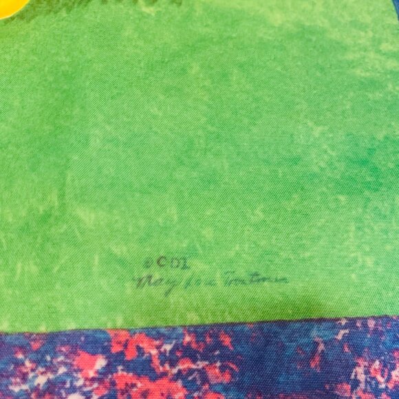 Mary Lou Troutman Golf House Flag Large Its Tee Time King Parrot Cartoon 27"x39" - Picture 2 of 6